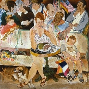 Les Rois - 2008 - Huile sur toile - 150 x 150 cm (Galerie Claire Corcia, Paris)